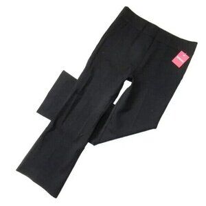 NWT SPANX 20386Q The Perfect Kick Flare in Black Knit Ponte Crop Pants L Petite